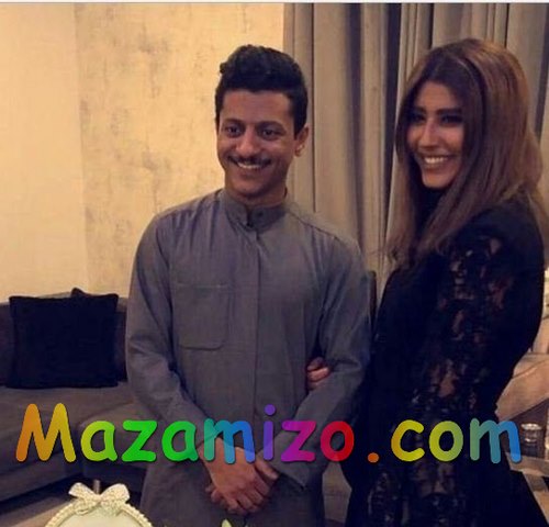 ليلى عبد الله وزوجها