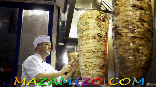 عمل الشاورما الفراخ للشيف علاء الشربيني