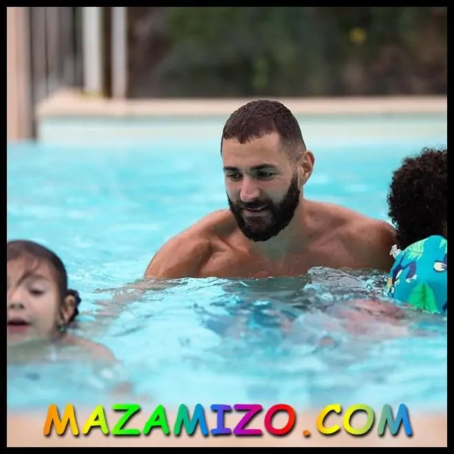 Karim Benzema وأولاده Karim Benzema وأولاده