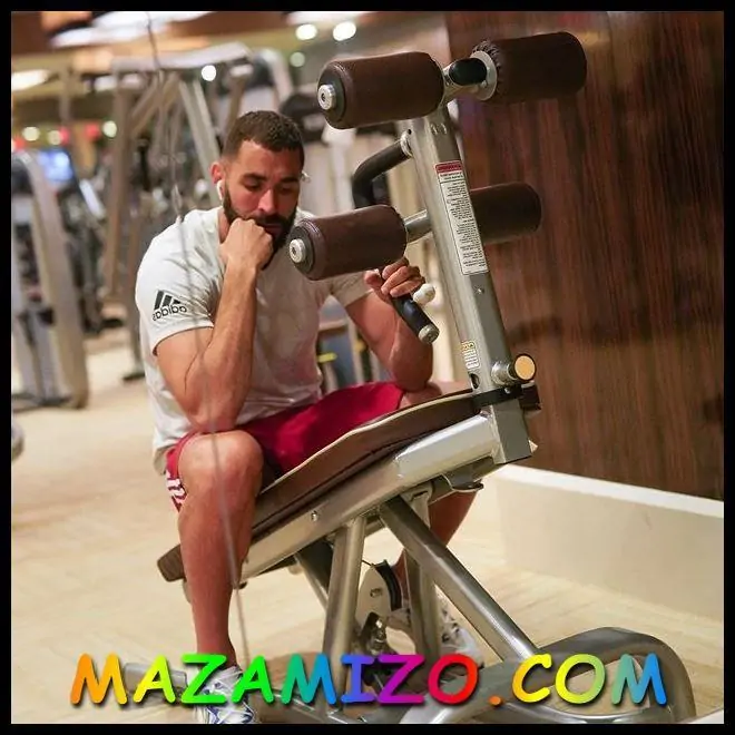 Karim Benzema يمارس الرياضة Karim Benzema يمارس الرياضة