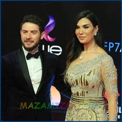 حسام الجندي وزوجته