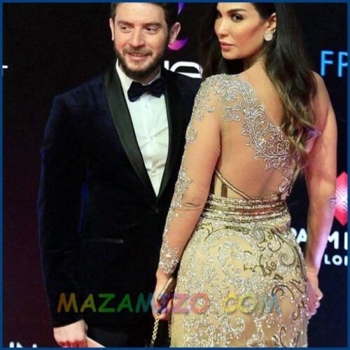 منال الحمروني وزوجها الممثل حسام الجندي