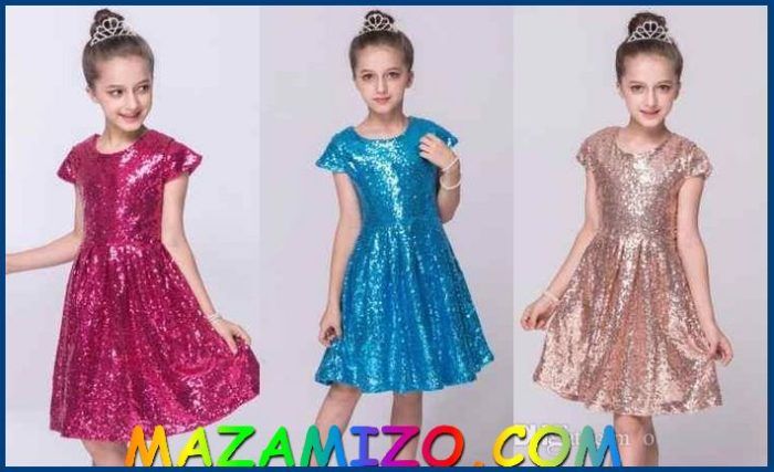 ملونة من الفساتين للأفراح والمناسبات للبنات 3