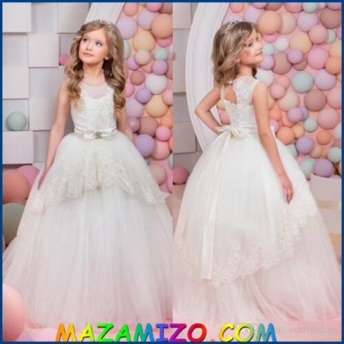 فرح بيضا للاطفال البنات 1