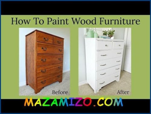 أنواع الطلاء أو الدهان للخشب ودرجة اللمعان