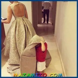 يسرا اللوزي وبنتها