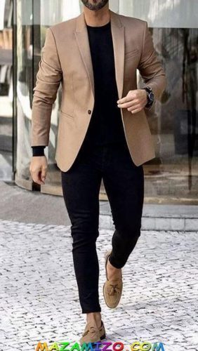 طقم كلاسيك رجالي اسود للأفراح