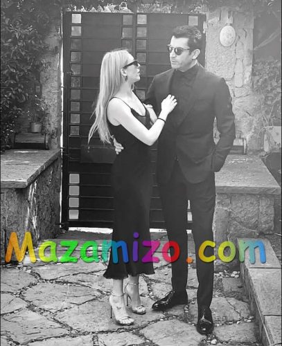 Sinem Kubal and her husband